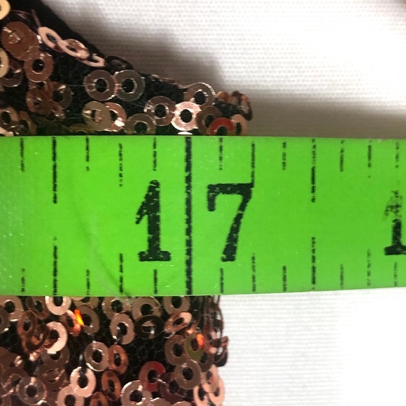 Women’s Black Sheer with Pink Sequins Sleeveless top. Size XS. Twik - Picture 3 of 6